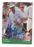 1991 Pro Set PGA Golf Gene Sauers Signed Card Autographed Signature #13