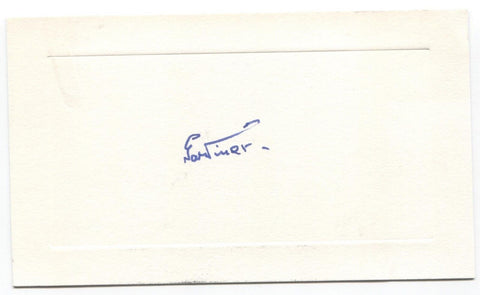 Baron Gerald Gardiner Signed Card Autographed Signature 