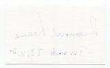 Ronald Frame Signed 3x5 Index Card Autographed Signature Author Writer