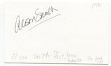 Alison Smith Signed 3x5 Index Card Autographed Canadian Journalist Anchor