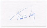 Tom Shopay Signed 3x5 Index Card Autographed MLB Baseball New York Yankees