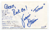 Valerie Stanois Signed 3x5 Index Card Autographed Actress Rock of Ages