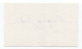 Margaret Lucke Signed 3x5 Index Card Autographed Signature Author Writer