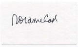 Rosanne Cash Signed 3x5 Index Card Autographed Singer Johnny Cash Daughter