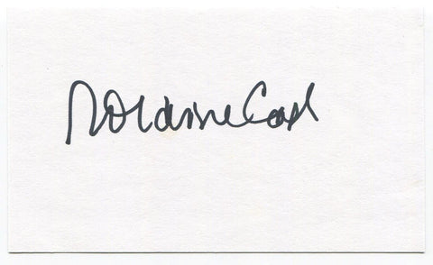 Rosanne Cash Signed 3x5 Index Card Autographed Singer Johnny Cash Daughter