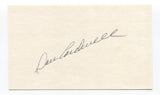 Don Cardwell Signed 3x5 Index Card Autographed Baseball MLB 1969 Mets No Hitter