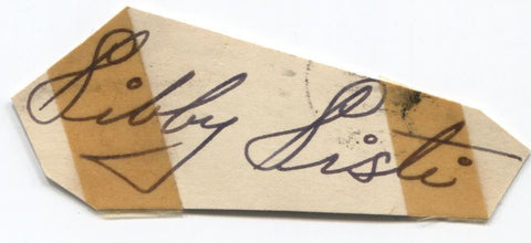 Sibby Sisti Signed Cut 1951 Autograph Clipped from a GPC