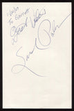 Sarah Palin Signed Book Page Cut Autographed Signature Alaska Governor