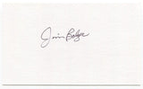 James "Jim" Bolger Signed 3x5 Index Card Autographed Cincinnati Reds Debut 1950