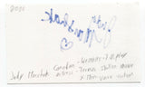 Judy Marshak Signed 3x5 Index Card Autographed Signature Actress