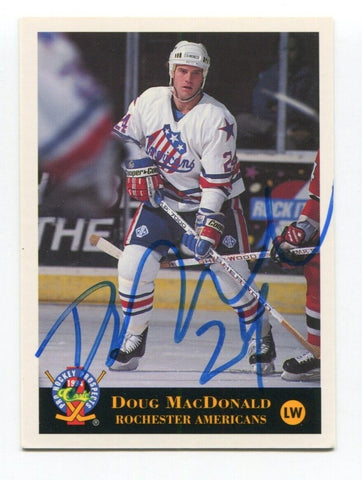 1994 Classic Pro Doug MacDonald Signed Card Hockey Autograph AUTO #211