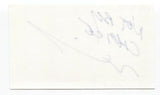 Not By Choice - Mike Bilcox Signed 3x5 Index Card Autographed Signature Band