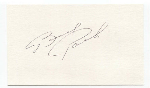 Brad Park Signed 3x5 Index Card Autographed Signature Hockey NHL