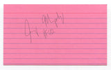 Jay Murphy Signed 3x5 Index Card Autographed Basketball NBA Washington Bullets