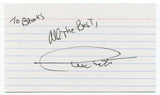 Creed Bratton Signed 3x5 Index Card Autographed Signature Actor The Office