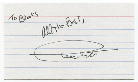 Creed Bratton Signed 3x5 Index Card Autographed Signature Actor The Office