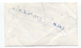 Tina Ferreira Signed 3x5 Index Card Autographed Signature Dancer Journalist