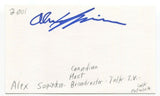 Susan Gilmour Signed 3x5 Index Card Autographed Canadian Actress Larry's Party