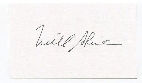 Neill Sheridan Signed 3x5 Index Card Autographed MLB Baseball Boston Red Sox