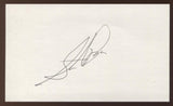 Stacey Augmon Signed 3x5 Index Card Vintage Autographed NBA Basketball Signature