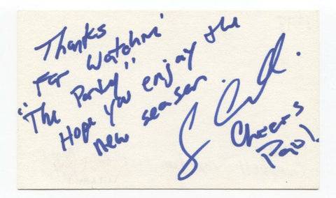 Craig Campbell Signed 3x5 Index Card Autographed Signature Comedian Comic