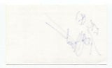 Lt Colonel Tom Christianson Signed 3x5 Index Card Autographed Signature