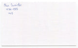 Alan Bannister Signed 3x5 Index Card Autographed Signature Philadelphia Phillies