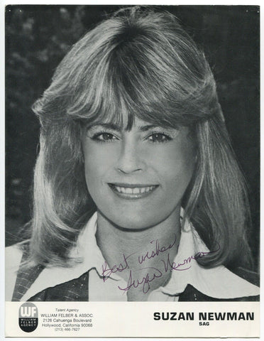 Suzan Newman Signed 8x10 Photo Vintage Autographed Actress Shattered Vows