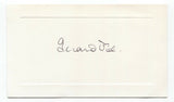 Gerald Piel Signed Card Autographed Signature Publisher Scientific American