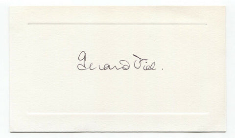 Gerald Piel Signed Card Autographed Signature Publisher Scientific American