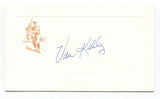 Van Kelly Signed Card Autograph MLB Baseball Roger Harris Collection