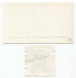 Roger Putnam Signed Card Autographed Signature Politician Businessman