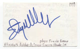 Elizabeth Ashley Signed 3x5 Index Card Autographed Signature Actress