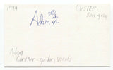 Guster - Adam Gardner Signed 3x5 Index Card Autographed Signature Band