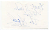 Spider Jones Signed 3x5 Index Card Autographed Signature Boxing Commentator