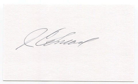 J.C. Snead Signed 3x5 Index Card Autographed PGA Golf Golfer