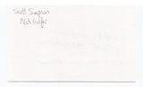 Scott Simpson Signed 3x5 Index Card Autographed PGA Golf Golfer 1987 US Open