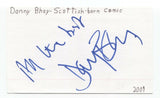 Danny Bhoy Signed 3x5 Index Card Autographed Signature Comedian Comic Actor