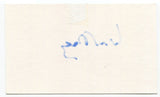 William F. Buckley Jr Signed 3x5 Index Card Autographed Signature Author 