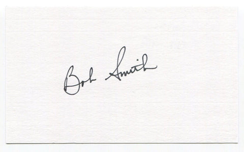 Bob Smith Smith Signed 3x5 Index Card Autographed MLB Baseball Boston Red Sox