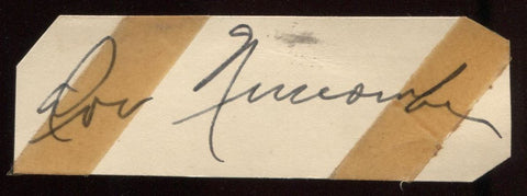 Don Newcombe Signed Cut  From 1951" Autograph Clipped from a GPC 