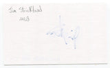 Jim Strickland Signed 3x5 Index Card Autographed Baseball Minnesota Twins