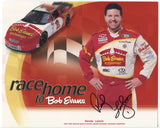 Bob Evans Signed 8x10 Photo NASCAR Racing Race Car Driver