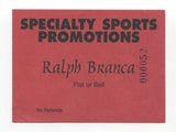 Ralph Branca Signed Card Autographed Baseball Signature