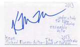 Kevin Michael Murphy Signed 3x5 Index Card Autographed Actor Spider Man 2