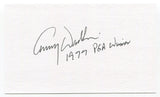 Lanny Wadkins Signed 3x5 Index Card Autograph Golf PGA World Golf Hall of Fame