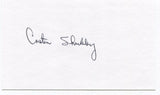 Costen Shockley Signed 3x5 Index Card Autographed MLB Baseball Phillies