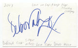 Deborah Cox Signed 3x5 Index Card Autographed Signature Singer