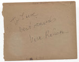 Vera Ralston Signed Album Page Vintage Autographed Signature Actress