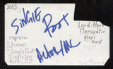 Shawn Singleton Signed 3x5 Cut Index Card Autographed Signature Musician Actor